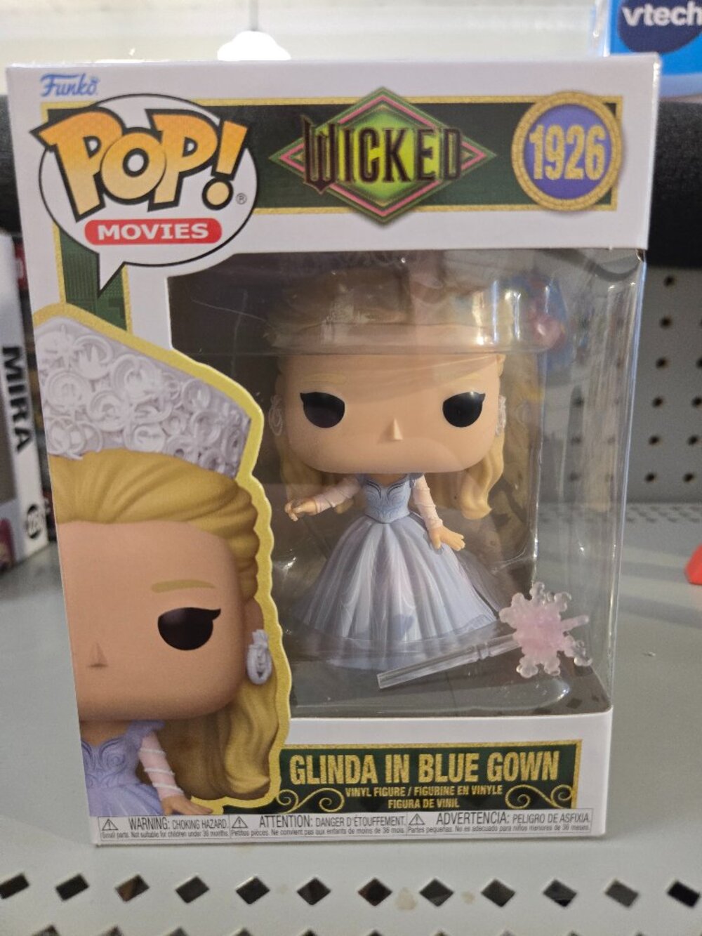 Pop Movies Wicked Glinda in Blue Gown (Broken Wand)